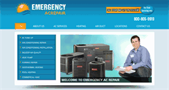 Desktop Screenshot of emergencyacrepair.com